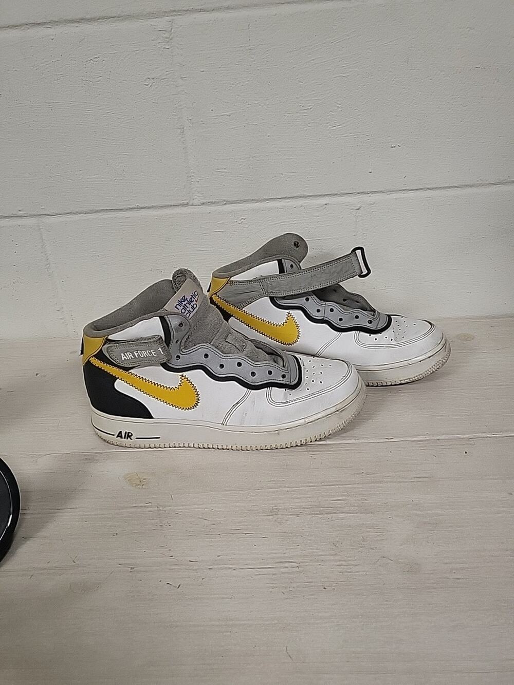 Men’s Size 8.5 -Nike Air Force 1 Mid '07 LV8 White Dark Sulfur Black DH7451 101